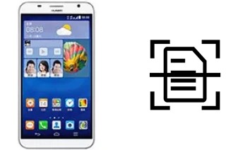 Numériser un document sur un Huawei Ascend GX1