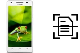 Numériser un document sur un Huawei Honor 3