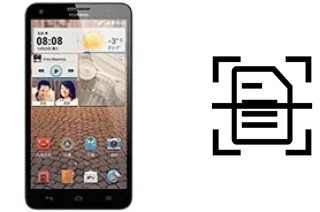 Numériser un document sur un Huawei Honor 3X G750