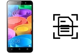 Numériser un document sur un Huawei Honor 4X