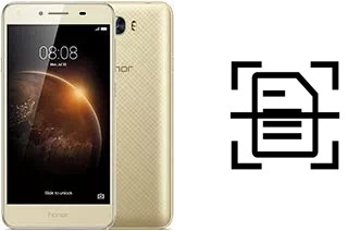 Numériser un document sur un Huawei Honor 5A