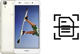 Numériser un document sur un Huawei Honor Holly 3