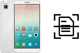 Numériser un document sur un Huawei Honor 7i