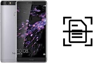 Numériser un document sur un Huawei Honor Note 8