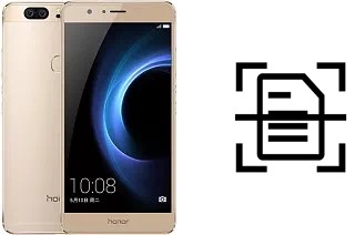 Numériser un document sur un Huawei Honor V8