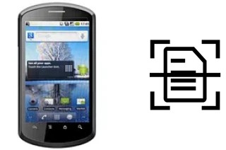 Numériser un document sur un Huawei U8800 IDEOS X5
