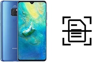 Numériser un document sur un Huawei Mate 20