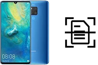 Numériser un document sur un Huawei Mate 20 X