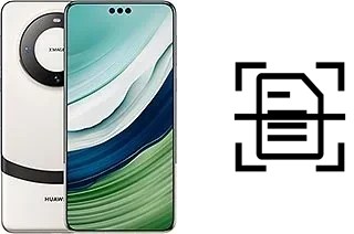 Numériser un document sur un Huawei Mate 60 Pro+