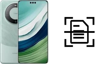 Numériser un document sur un Huawei Mate 60 Pro