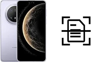 Numériser un document sur un Huawei Mate 70 Pro