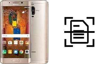 Numériser un document sur un Huawei Mate 9 Pro