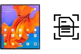 Numériser un document sur un Huawei Mate X