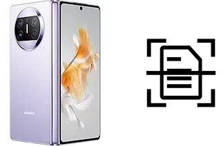 Numériser un document sur un Huawei Mate X3