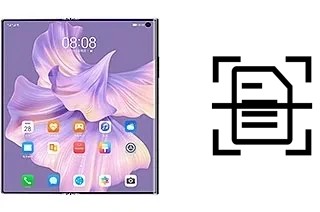 Numériser un document sur un Huawei Mate Xs 2