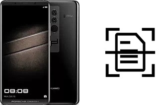 Numériser un document sur un Huawei Mate 10 Porsche Design