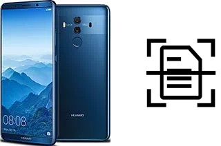 Numériser un document sur un Huawei Mate 10 Pro