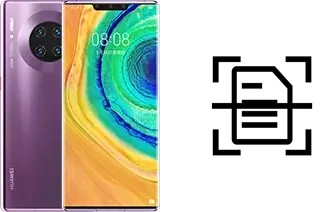 Numériser un document sur un Huawei Mate 30 Pro
