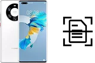 Numériser un document sur un Huawei Mate 40 Pro+