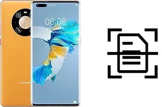 Numériser un document sur un Huawei Mate 40 Pro