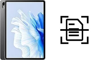 Numériser un document sur un Huawei MatePad Air