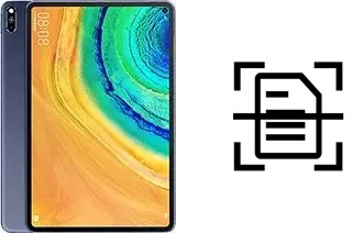 Numériser un document sur un Huawei MatePad Pro