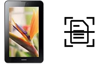 Numériser un document sur un Huawei MediaPad 7 Vogue