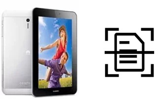 Numériser un document sur un Huawei MediaPad 7 Youth