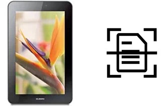 Numériser un document sur un Huawei MediaPad 7 Youth2