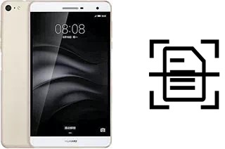 Numériser un document sur un Huawei MediaPad M2 7.0