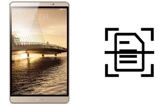 Numériser un document sur un Huawei MediaPad M2 8.0