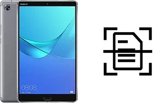 Numériser un document sur un Huawei MediaPad M5 8