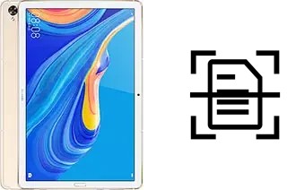 Numériser un document sur un Huawei MediaPad M6 10.8