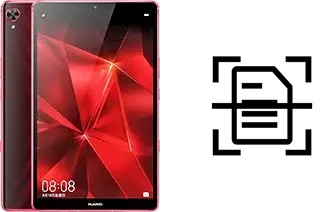 Numériser un document sur un Huawei MediaPad M6 Turbo 8.4