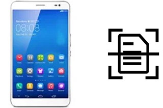 Numériser un document sur un Huawei MediaPad X1