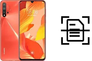 Numériser un document sur un Huawei nova 5 Pro