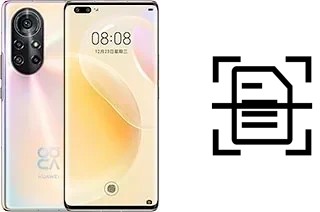 Numériser un document sur un Huawei nova 8 Pro 4G