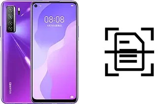 Numériser un document sur un Huawei nova 7 SE