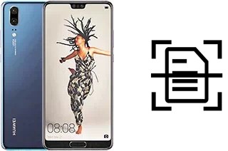 Numériser un document sur un Huawei P20