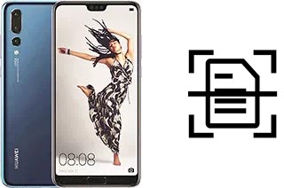 Numériser un document sur un Huawei P20 Pro