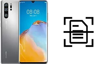 Numériser un document sur un Huawei P30 Pro New Edition