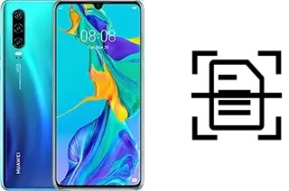 Numériser un document sur un Huawei P30