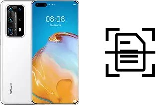 Numériser un document sur un Huawei P40 Pro+