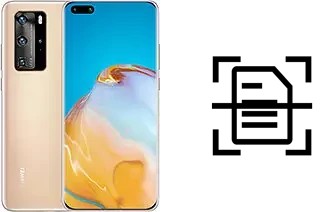 Numériser un document sur un Huawei P40 Pro