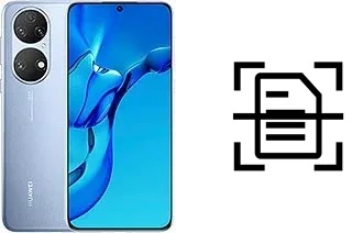 Numériser un document sur un Huawei P50E