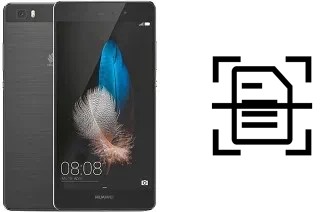 Numériser un document sur un Huawei P8lite