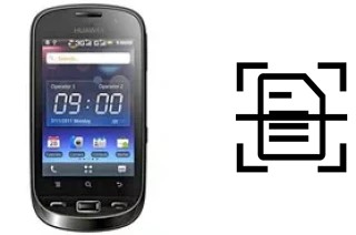 Numériser un document sur un Huawei U8520 Duplex