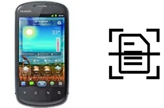 Numériser un document sur un Huawei U8850 Vision