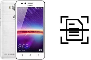 Numériser un document sur un Huawei Y3II