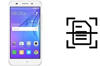 Numériser un document sur un Huawei Y3 (2017)